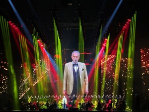 OSA provides Ayrton lighting, GrandMA3 consoles and MDG TheOne atmospheric generators to Andrea Bocelli’s North American Tour