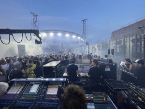 First DiGiCo Quantum 852 in France deployed for secret event on top of Terminal One, Paris Airport