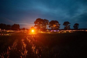 Campo Solar Festival lit by Painting with Light