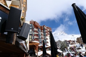 Marine grade Coda Audio systems chosen for indoor and outdoor applications at high-altitude Alpine venues