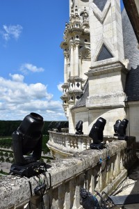 Elation IP line lights Château de Chambord for French TV show